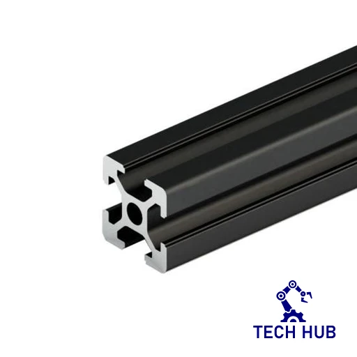 202020V-Slot20Aluminum20Profile20Extrusion20_1M20_20Black.webp 2020 V-Slot Aluminum Profile Extrusion (1M Black Anodized) - Image 1
