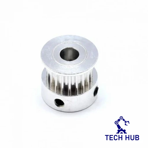 20Teeth20GT220Timing20Belt20Pulley_2010mm20Width_205mm20Bo.webp 20Teeth GT2 Timing Belt Pulley, 10mm Width, 5mm Bore