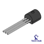 2N3904 NPN Transistor, 200mA, 40V, 3-Pin TO-92