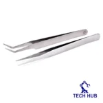 Precision Stainless Steel Tweezers Angled