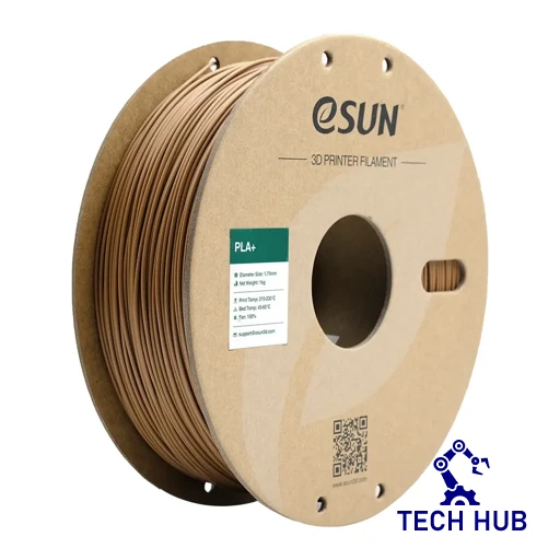 eSUN20Light20Brown20PLA_203D20Filament_201_75mm_201kg_Rol.webp eSUN Light Brown PLA+ 3D Filament, 1.75mm, 1kg/Roll - Image 1