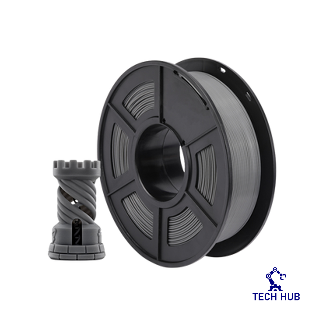 PLA+ FG GREY FG Grey PLA+ 3D Filament, 1.75mm , 1kg/Roll - Image 1