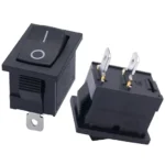 Boat Rocker Switch ON-OFF Black (3A,250VAC)