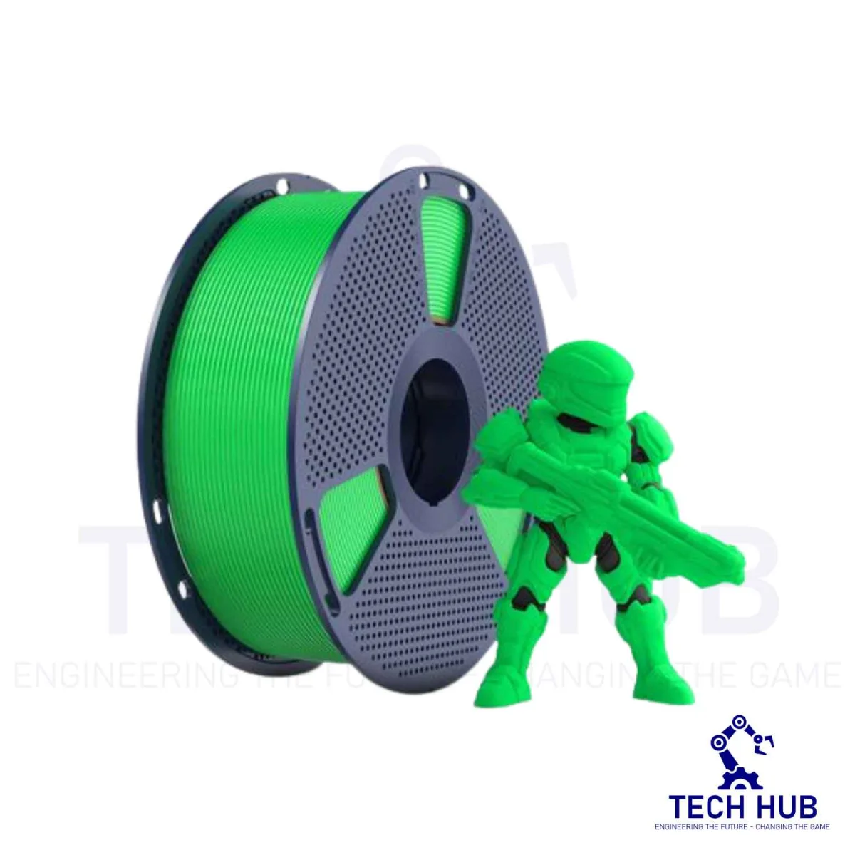 Green FG Green PLA+ 3D Filament, 1.75mm , 1kg/Roll
