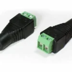Female DC Power Plug to 2-Pin Screw Terminal
