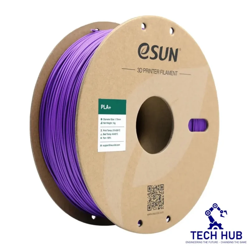 eSUN Purple PLA+ 3D Filament, 1.75mm, 1kg/Roll